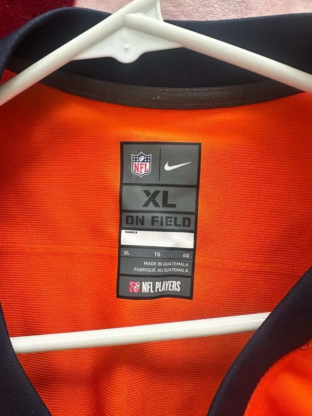 Nike Russell Wilson Denver Broncos #3 NFL On-Field Game Jersey Orange XL - Picture 4 of 4